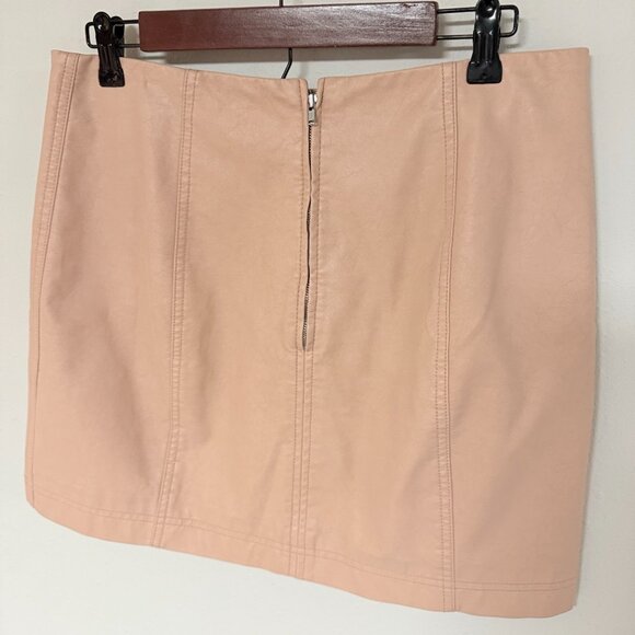 Free People Modern Femme Vegan Leather Mini Skirt - Picture 6 of 10